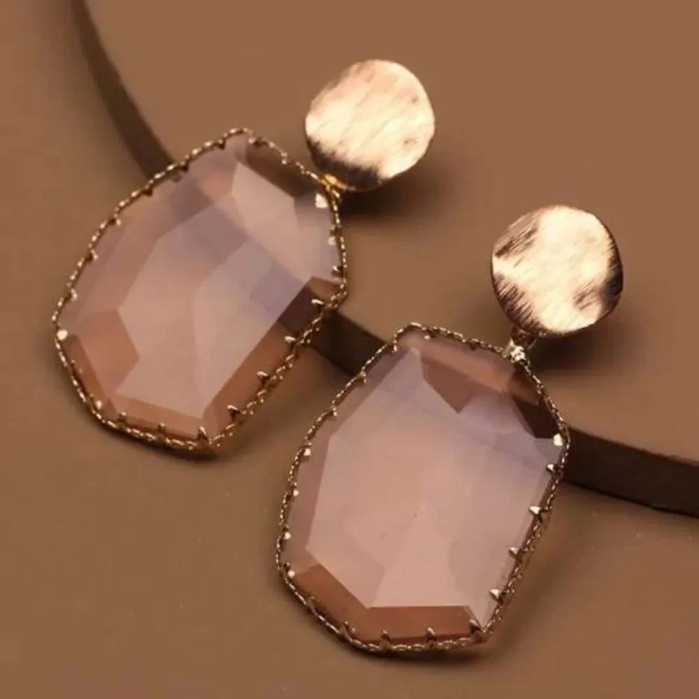 Bohemian brown earrings A953